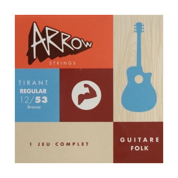 Corde guitare folk Tirant regular - ARROW - ARFKR