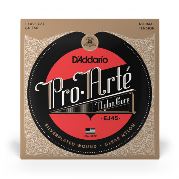 Cordes pour guitare classique Tirant normale - D'ADDARIO - EJ45