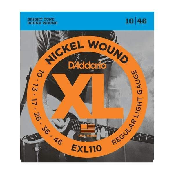 Cordes pour guitare électrique Regular Light - D'ADDARIO - EXL110
