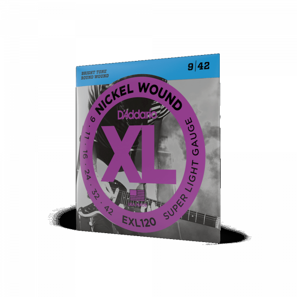 Cordes pour guitare électrique Super Light - D'ADDARIO - EXL120