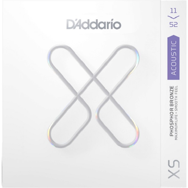 Cordes pour guitare acoustique Light 11-52 - D'ADDARIO - XSAPB1152