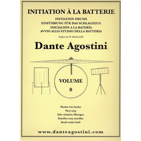 Initiation à la batterie Volume 0 - DANTE AGOSTINI - CARMK11837