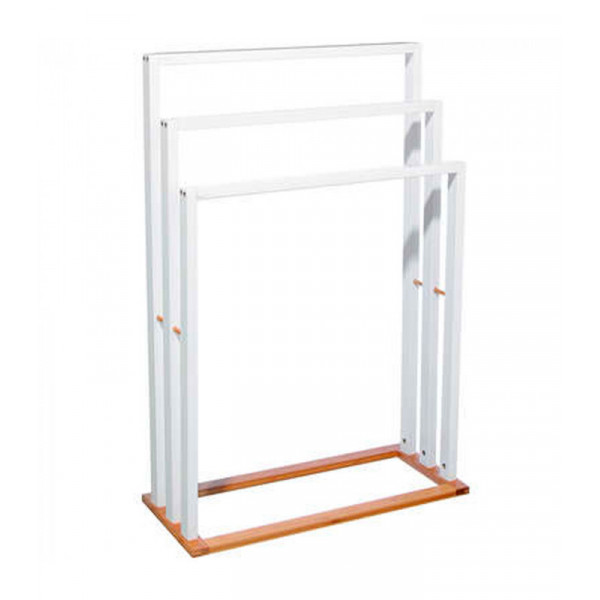 Sèche serviette en bambou Blanc