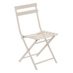 Chaise de jardin pliante Greensboro Argile