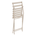 Chaise de jardin pliante Greensboro Argile