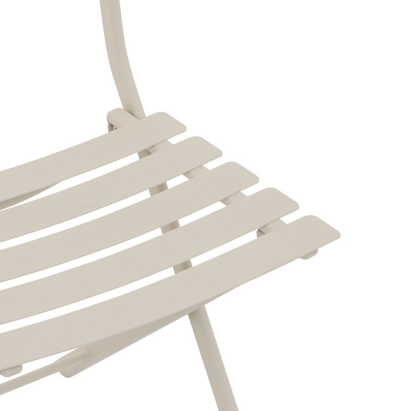 Chaise de jardin pliante Greensboro Argile