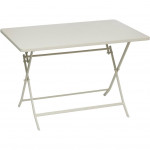 Table de jardin pliante rectangulaire GREENSBORO Argile