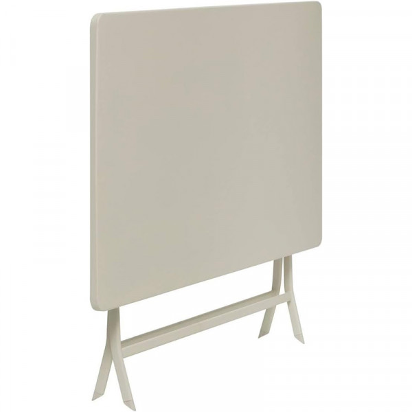 Table de jardin pliante rectangulaire GREENSBORO Argile