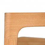 Fauteuil de jardin avec accoudoirs Aurora en teck Marron - NATERIAL - :100158077