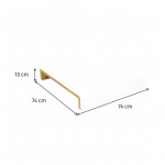 Table de jardin basse - Memphis - NATERIAL - Blanc -
