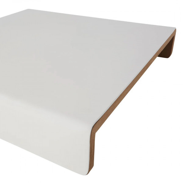 Table de jardin basse - Memphis - NATERIAL - Blanc -