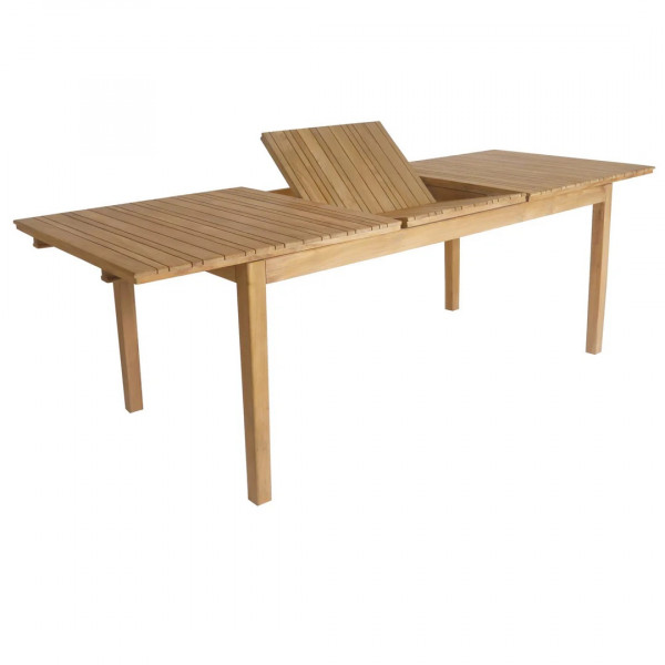 Table de jardin extensible - Ribeira - NATERIAL - Naturel - 6 personnes