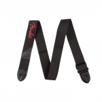 Sangle pour guitare et basse noir avec logo rouge - FENDER - 099662015