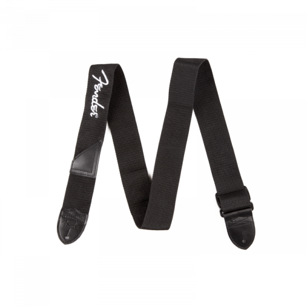 Sangle pour guitare et basse noir avec logo blanc - FENDER - 0990662080