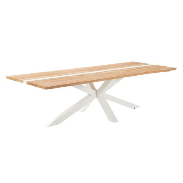 Table de jardin - Lagos - NATERIAL - Blanc - 10 personnes
