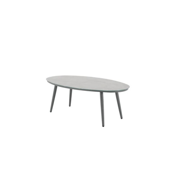 Salon de jardin - NILA NATERIAL - Gris  - 5 personnes