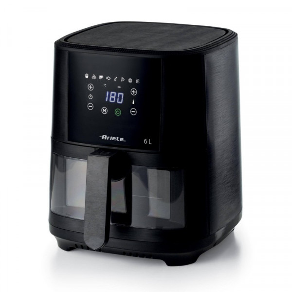 Friteuse sans huile à air chaud 1300W 6L Noir - ARIETTE - ARI4626