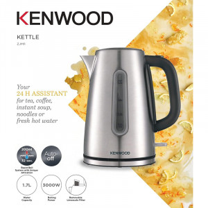 Bouilloire sans fil électrique 3000W Argenté - KENWOOD - ZJM11.000SS