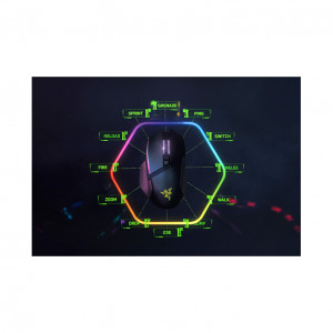 Souris sans fil gaming Basilisk V3 Pro Noir - RAZER - SOU_RAZER_RZ01_462