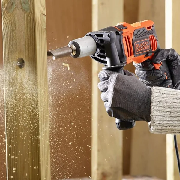 Perceuse à percussion filaire 850W - BLACK+DECKER