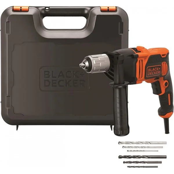 Perceuse à percussion filaire 850W - BLACK+DECKER