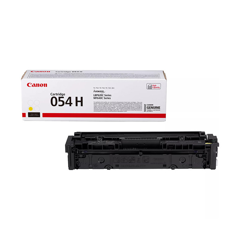Cartouche toner haut rendement 054H Jaune - CANON - TON_CAN_054_HY