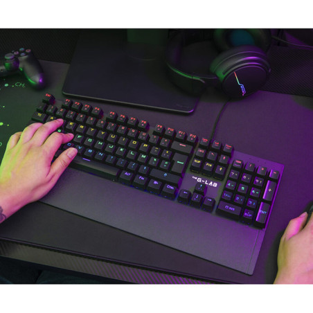Clavier Gaming RGB/Filaire Keyz Hydro BKWO noir - THE G-LAB - BS_KEYZ_HYDRO_BKWO