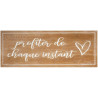 Décoration murale Matias manuscrite 80x30cm - ATMOSPHERA - 38308027