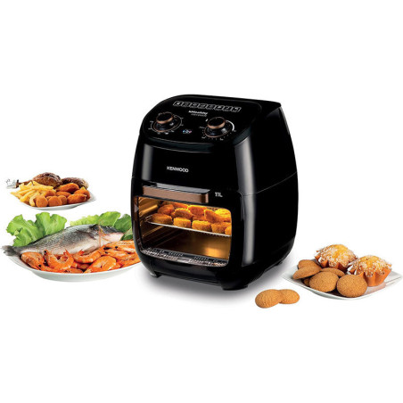 Friteuse sans huile à air chaud multifonciton KHealthyFry 2000W 11L Noir - KENWOOD - HFP90BK