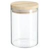 Bocal Verre + Bois Hermet 600 ml