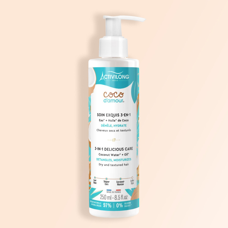 Soin exquis 3en1 Coco d'amour 250ml