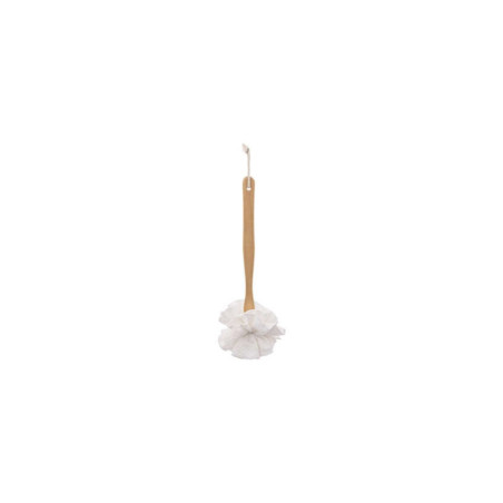 Brosse À Dos & Fleur De Douche "textile" 40cm Naturel