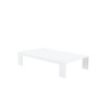 Table de jardin basse - Lagun - NATERIAL - Blanc - 4 personnes