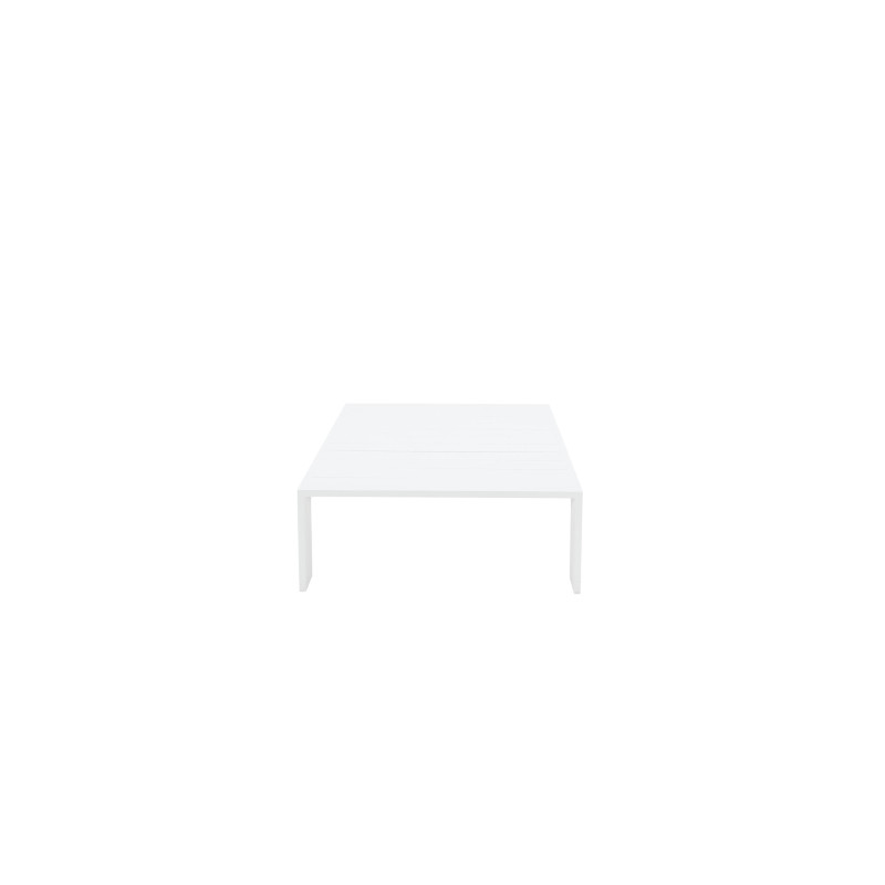 Table de jardin basse - Lagun - NATERIAL - Blanc - 4 personnes