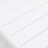 Table de jardin basse - Lagun - NATERIAL - Blanc - 4 personnes