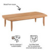 Table de jardin basse - Lita - NATERIAL - Naturel - 4 personnes