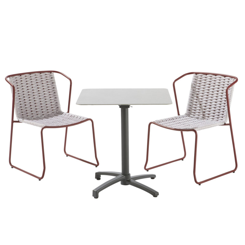 Fauteuil de jardin en aluminium Livia - NATERIAL