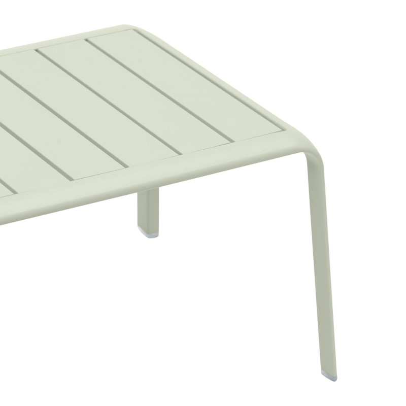 Table de jardin basse - Idaho - NATERIAL - Vert- 2 personnes
