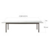 Table de jardin extensible - Odyssea II - NATERIAL - Moka  - 10 personnes