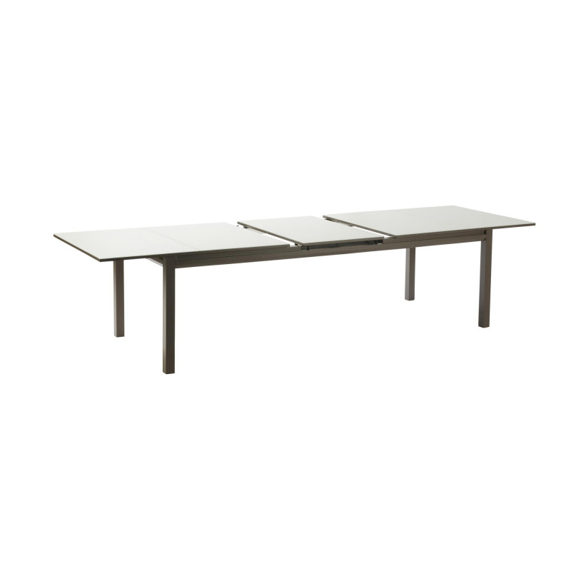 Table de jardin extensible - Odyssea II - NATERIAL - Moka  - 10 personnes