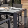 Table de jardin extensible - Aquila II - NATERIAL - Gris anthracite - 6 personnes