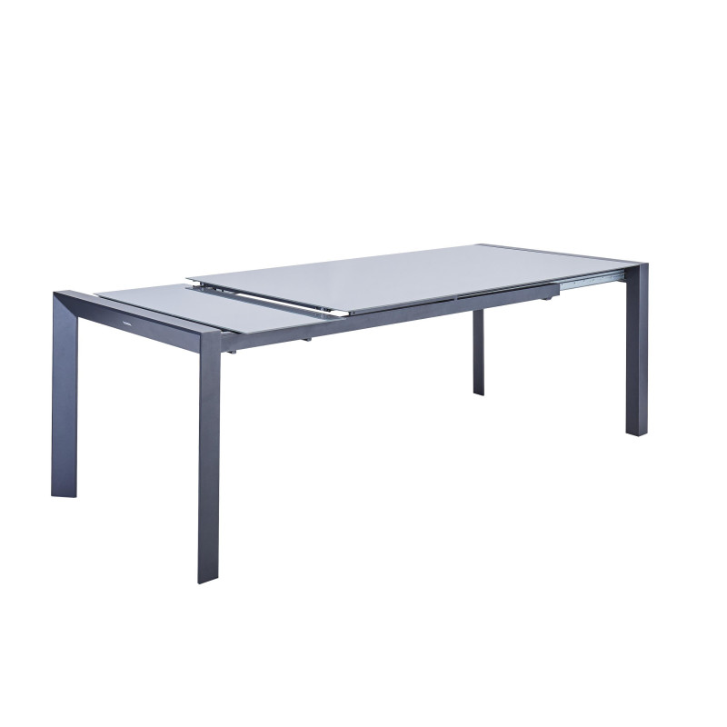 Table de jardin extensible - Aquila II - NATERIAL - Gris anthracite - 6 personnes