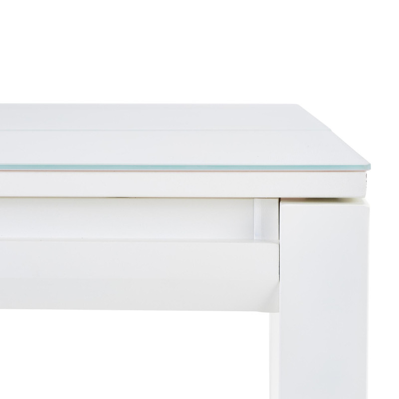 Table de jardin extensible - Odyssea II - NATERIAL - Blanc - 8 personnes