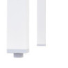 Table de jardin extensible - Odyssea II - NATERIAL - Blanc - 8 personnes