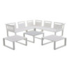 Salon de jardin aluminium Odyssea blanc