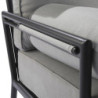 Salon de jardin - ONYX NATERIAL - Gris foncé - 4 personnes