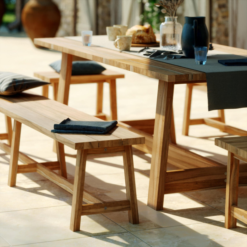 Table de jardin - Farm II - NATERIAL - Naturel - 6 personnes