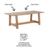 Table de jardin - Farm II - NATERIAL - Naturel - 6 personnes