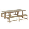 Table de jardin - Farm II - NATERIAL - Naturel - 6 personnes