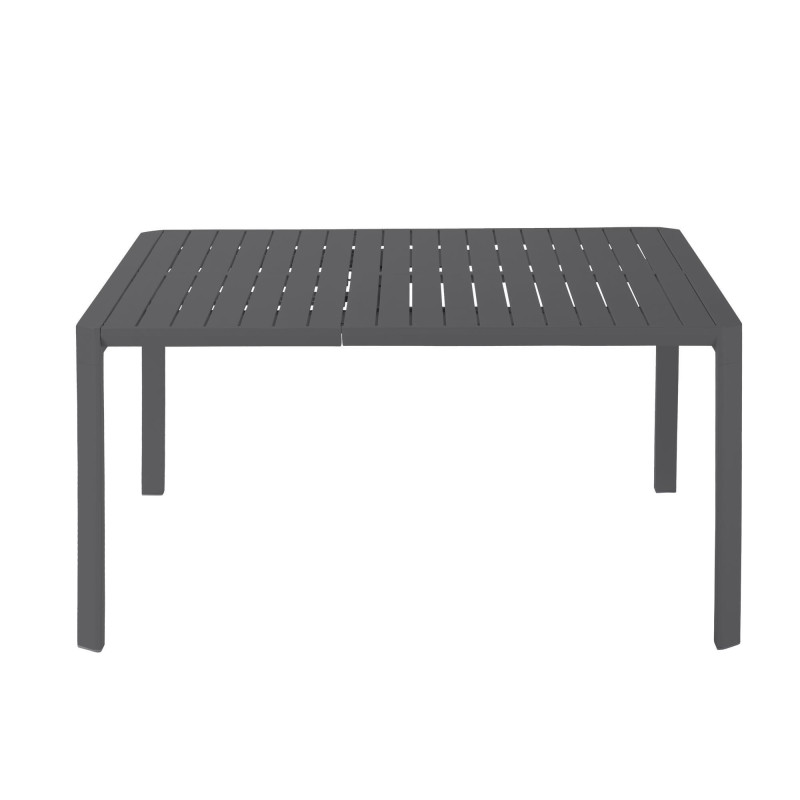 Table de jardin extensible - Idaho - NATERIAL - Gris anthracite - 6 personnes